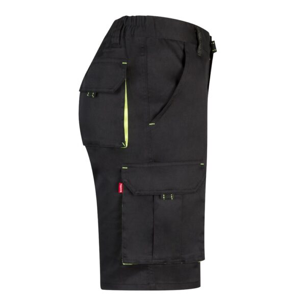 36018_203-d VL HEMERA. Two-tone, multi-pocket stretch Bermuda shorts (240g/m²), in cotton (46%), EME (38%) and polyester (16%)