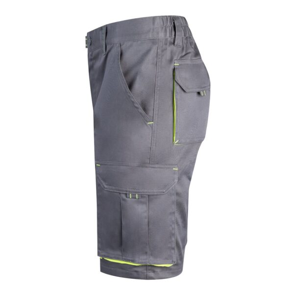 36018_207-c VL HEMERA. Two-tone, multi-pocket stretch Bermuda shorts (240g/m²), in cotton (46%), EME (38%) and polyester (16%)