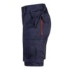 36018_214-c VL HEMERA. Two-tone, multi-pocket stretch Bermuda shorts (240g/m²), in cotton (46%), EME (38%) and polyester (16%)