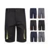 36018_set VL HEMERA. Two-tone, multi-pocket stretch Bermuda shorts (240g/m²), in cotton (46%), EME (38%) and polyester (16%)