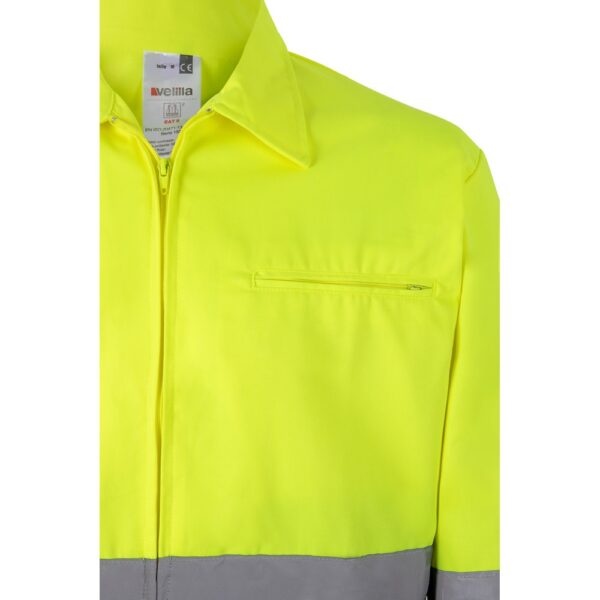 36020_207-e VL NEPTUNE LARGE. Two-tone twill jacket (210g/m²) in polyester (80%) and cotton (20%)