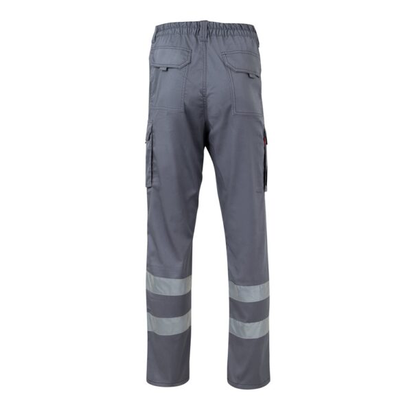 VL DIONYSUS. Multi-pocket stretch trousers (240g/m²), in cotton (46%), EME (38%) and polyester (16%)