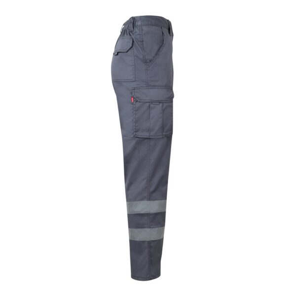 VL DIONYSUS. Multi-pocket stretch trousers (240g/m²), in cotton (46%), EME (38%) and polyester (16%)