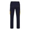 VL FIDES. Two-tone, multi-pocket stretch trousers (240g/m²), in cotton (46%), EME (38%) and polyester (16%)