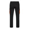 VL FIDES. Two-tone, multi-pocket stretch trousers (240g/m²), in cotton (46%), EME (38%) and polyester (16%)