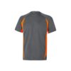 VL SLAYER. Two-tone bird-eye technical t-shirt (160g/m²), in polyester (100%)