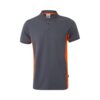 VL SUPAY. Two-tone piqué polo shirt (180g/m²), short sleeve, in cotton (60%) and polyester (40%)