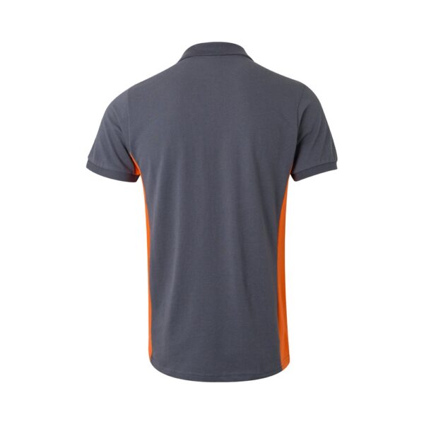 VL SUPAY. Two-tone piqué polo shirt (180g/m²), short sleeve, in cotton (60%) and polyester (40%)