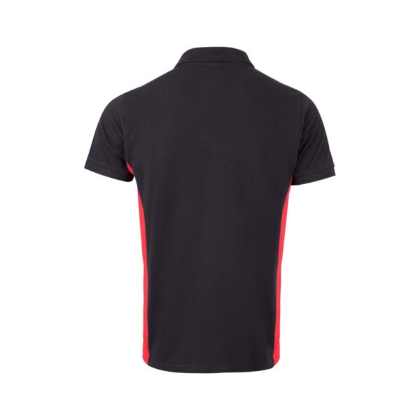 VL SUPAY. Two-tone piqué polo shirt (180g/m²), short sleeve, in cotton (60%) and polyester (40%)