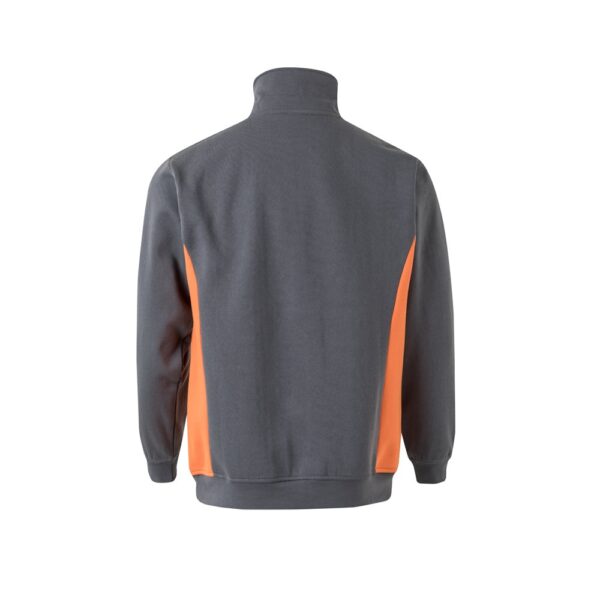 VL SVAROG. Two-tone terry sweatshirt (260g/m²), in polyester (65%) and cotton (35%)