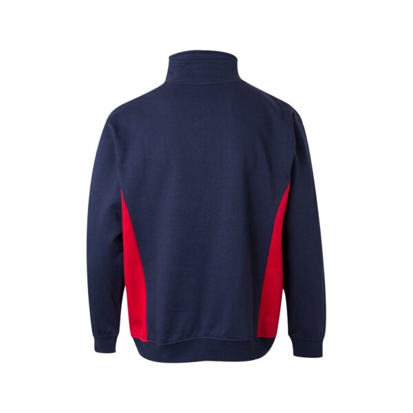 VL SVAROG. Two-tone terry sweatshirt (260g/m²), in polyester (65%) and cotton (35%)