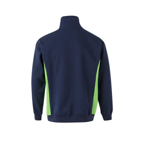 VL SVAROG. Two-tone terry sweatshirt (260g/m²), in polyester (65%) and cotton (35%)