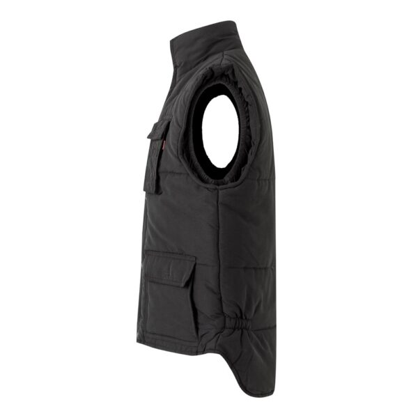 VL MEFITIS. Multi-pocket padded vest (220g/m²), in polyester (100%)