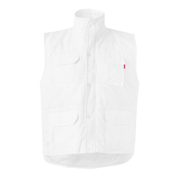 VL MEFITIS. Multi-pocket padded vest (220g/m²), in polyester (100%)