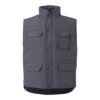 VL MEFITIS. Multi-pocket padded vest (220g/m²), in polyester (100%)