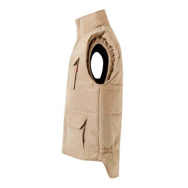 VL MEFITIS. Multi-pocket padded vest (220g/m²), in polyester (100%)