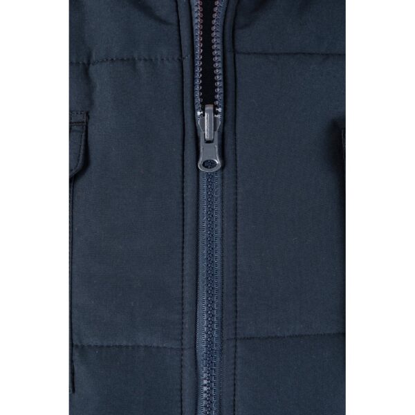 VL DIANA. Padded vest (220g/m²), reversible and multi-pocket, in polyester (100%), with zip fastening and reversible puller