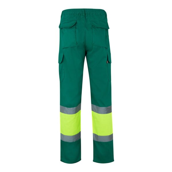 VL POSEIDON. Two-tone multi-pocket twill trousers (210g/m²), in cotton (20%) and polyester (80%)
