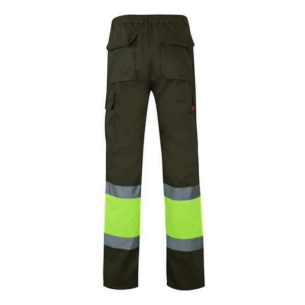 VL POSEIDON LARGE. Two-tone multi-pocket twill trousers (210g/m²), in cotton (20%) and polyester (80%)