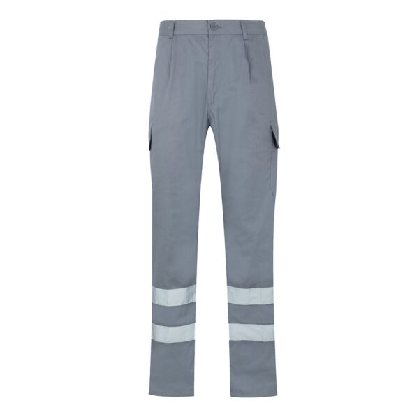 36058_113 VL ASCLEPIUS. Multi-pocket twill trousers (200g/m²), in cotton (35%) and polyester (65%)