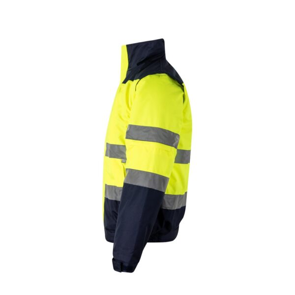 VL JUPITER. Two-tone padded jacket (180g/m²) in polyester (100%), with PU coating