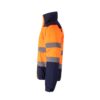 VL JUPITER. Two-tone padded jacket (180g/m²) in polyester (100%), with PU coating