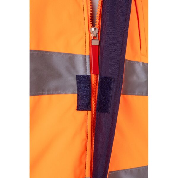 VL JUPITER. Two-tone padded jacket (180g/m²) in polyester (100%), with PU coating