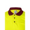 VL CUPID LARGE. Two-tone bird-eye polo shirt (160g/m²) with short sleeves, in polyester (100%)