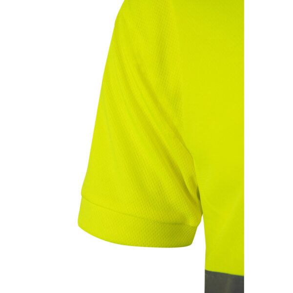 VL CUPID LARGE. Two-tone bird-eye polo shirt (160g/m²) with short sleeves, in polyester (100%)