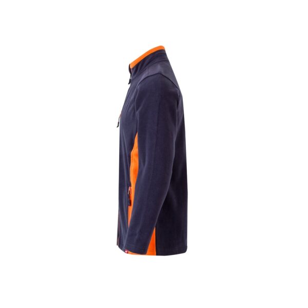 VL GERAS. Two-tone fleece jacket (220g/m²) in polyester (100%)