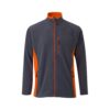 VL GERAS. Two-tone fleece jacket (220g/m²) in polyester (100%)