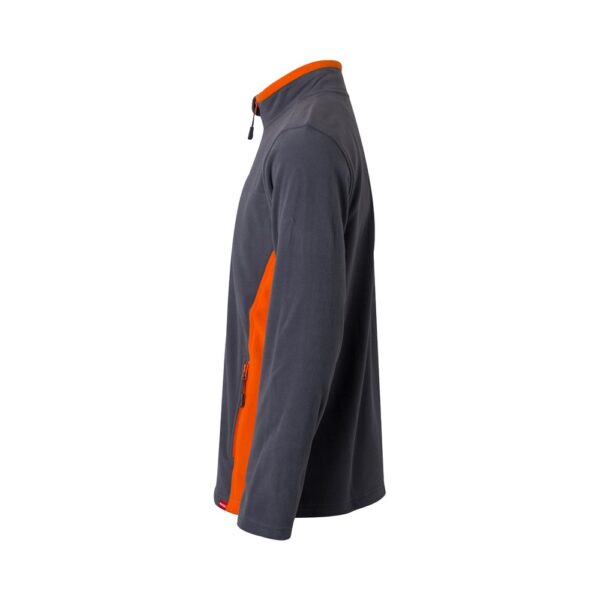 VL GERAS. Two-tone fleece jacket (220g/m²) in polyester (100%)