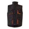 VL NERGAL. Padded vest, two-tone, multi-pocket (120g/m²), in polyester (100%)