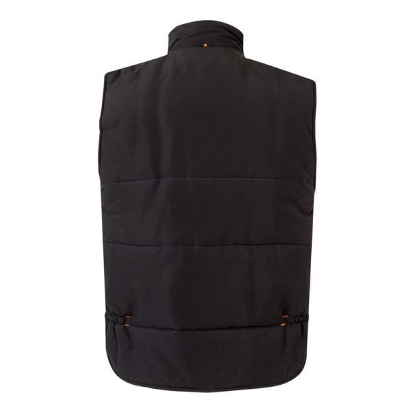 VL NERGAL. Padded vest, two-tone, multi-pocket (120g/m²), in polyester (100%)