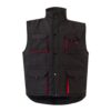 VL NERGAL. Padded vest, two-tone, multi-pocket (120g/m²), in polyester (100%)
