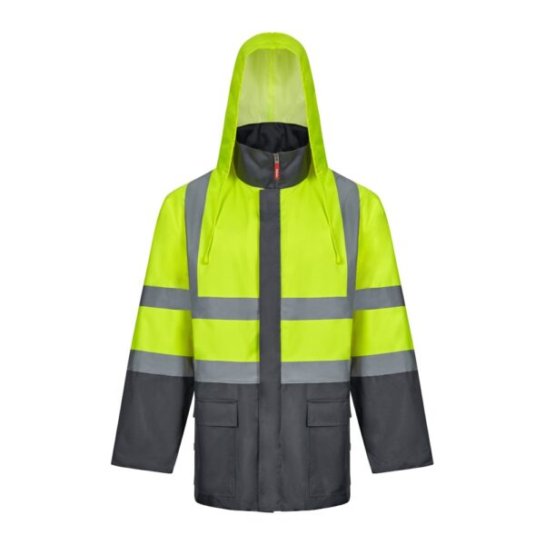VL JUNO. Two-tone 4-in-1 parka (180g/m²), in polyester (100%) with PU coating