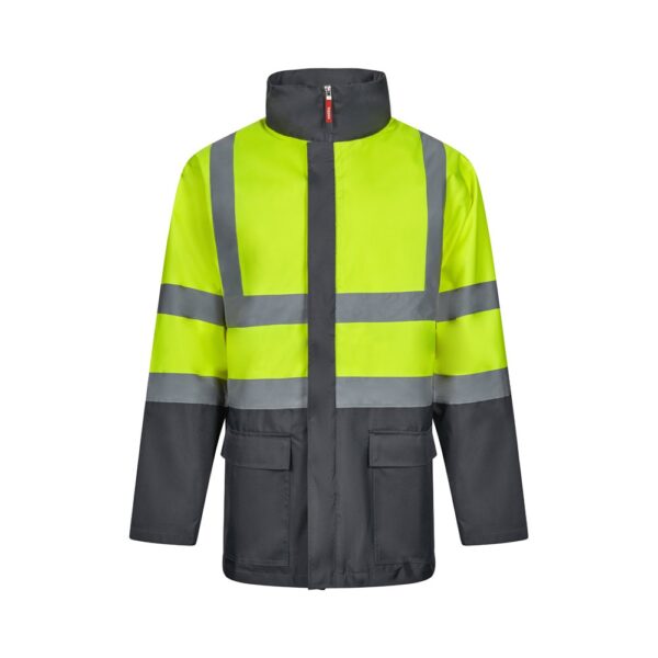 VL JUNO LARGE. Two-tone 4-in-1 parka (180g/m²), in polyester (100%) with PU coating