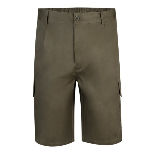 VL CHIONE. Bermuda shorts in multi-pocket twill (200g/m²), in cotton (35%) and polyester (65%)