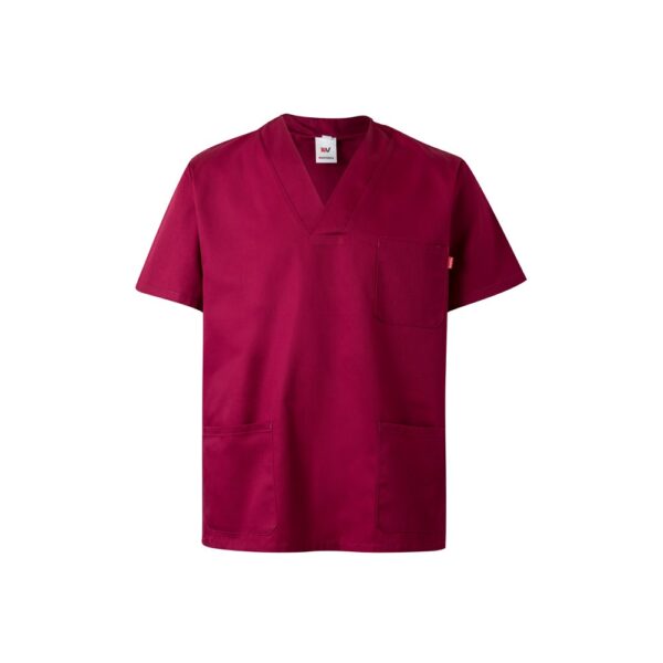 VL ILLAPA. Twill tunic (190g/m²) with short sleeves, in polyester (65%) and cotton (35%)