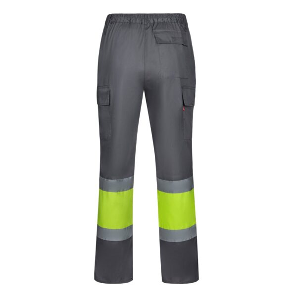 VL ARTEMIS. Two-tone trousers, in twill (190g/m²), cotton (20%) and polyester (80%)