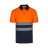 VL FORTUNA. Bird-eye polo shirt (140g/m²) with short sleeves, in polyester (100%)