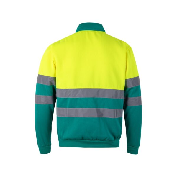 36149_209-b VL THOR LARGE. Two-tone sweatshirt (300g/m²) in polyester fleece (100%)