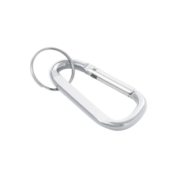 MATTHEW. Aluminium carabiner with keyring