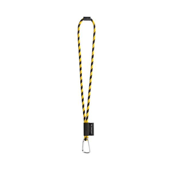 75089_357 75089. SET Lanyard TUBE Long (Ø 7 mm) with D-shape carabiner 55 mm and safety lock Ø 7 mm