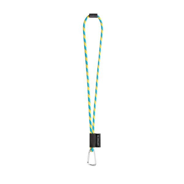 75089_370 75089. SET Lanyard TUBE Long (Ø 7 mm) with D-shape carabiner 55 mm and safety lock Ø 7 mm