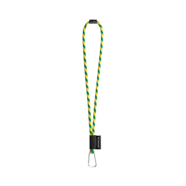 75124_371 SET Lanyard TUBE Long (Ø 7 mm) with D-shape carabiner 55 mm and safety lock Ø 7 mm