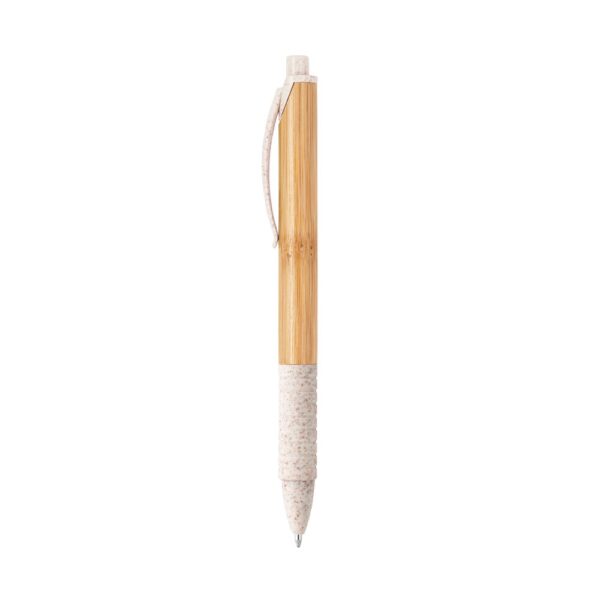 KUMA. Bamboo ball pen with non-slip clip