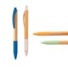 KUMA. Bamboo ball pen with non-slip clip