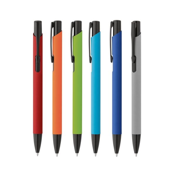 81140_set POPPINS. Soft touch aluminium ball pen