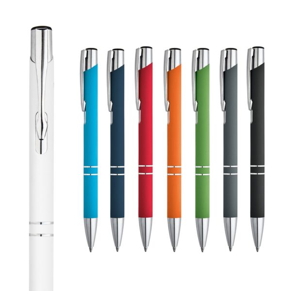 81141_set BETA SOFT. Soft touch aluminium ball pen